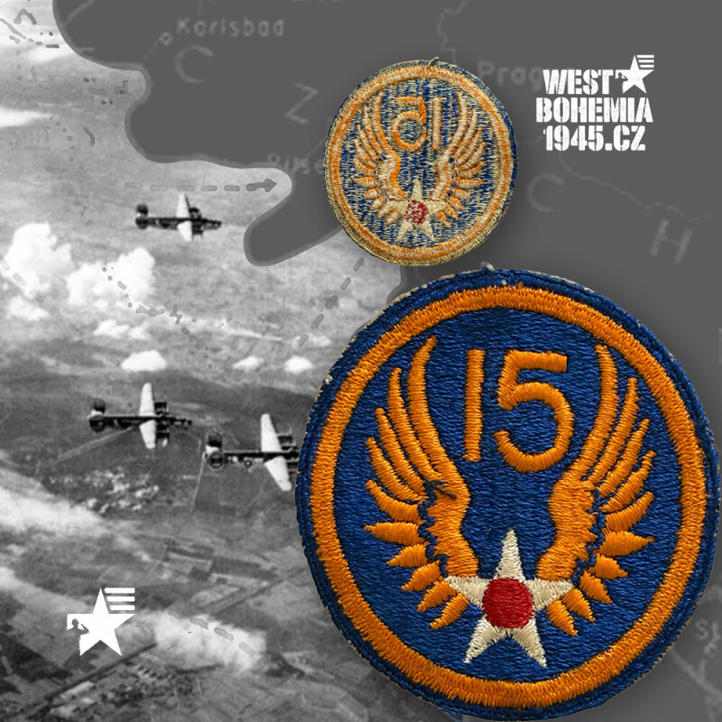 Originální nášivka US 15. letecká armáda